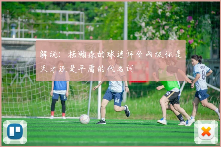 解说：杨瀚森的球迷评价两极化是天才还是平庸的代名词